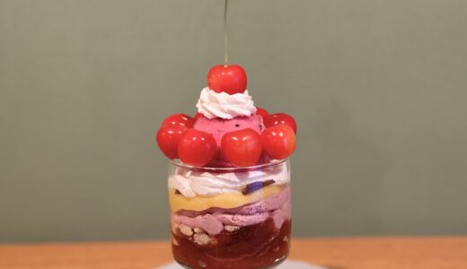 さくらんぼパフェ！