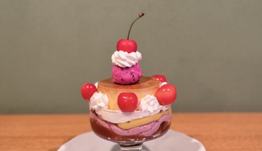 さくらんぼプリンパフェ！